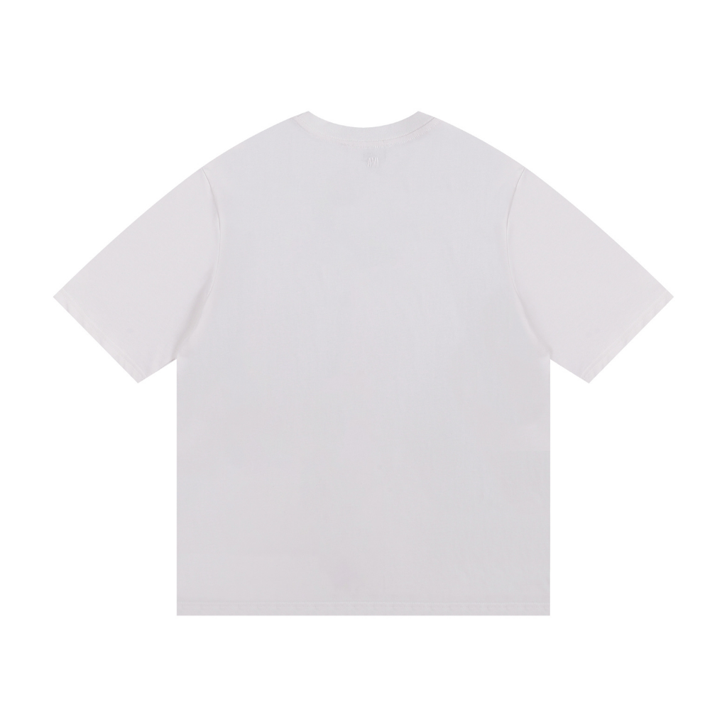 AMI Paris Unisex Designer T-Shirt – Hochwertige Baumwolle mit Herz-Logo