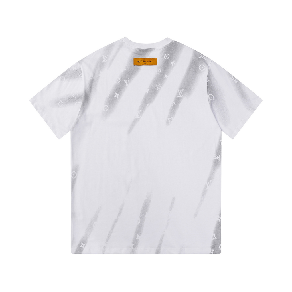 Exklusives Louis Vuitton Designer Herren T-Shirt – Premium Baumwolle Monogramm Logo