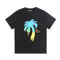 Palm Angels Baum T-Shirt Hochwertige Luxus Baumwolle Streetwear Designer