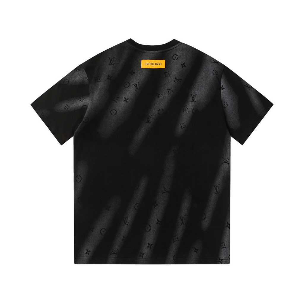 Exklusives Louis Vuitton T-Shirt Herren Damen, Hochwertige Baumwolle, Monogramm Design