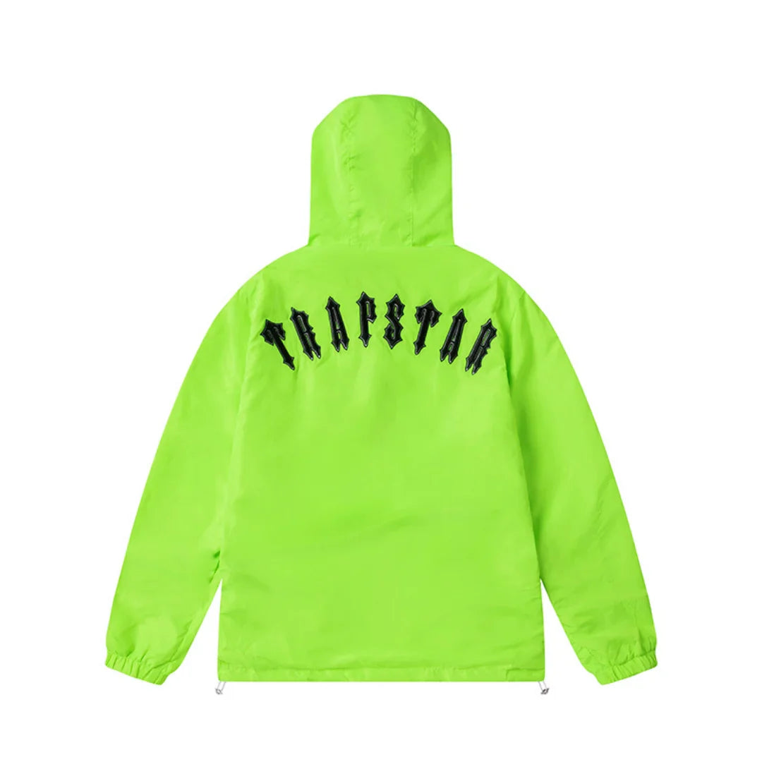 Trapstar Irongate Grüner T Windbreaker – Stilvolle leichte Streetwear Jacke für Herren