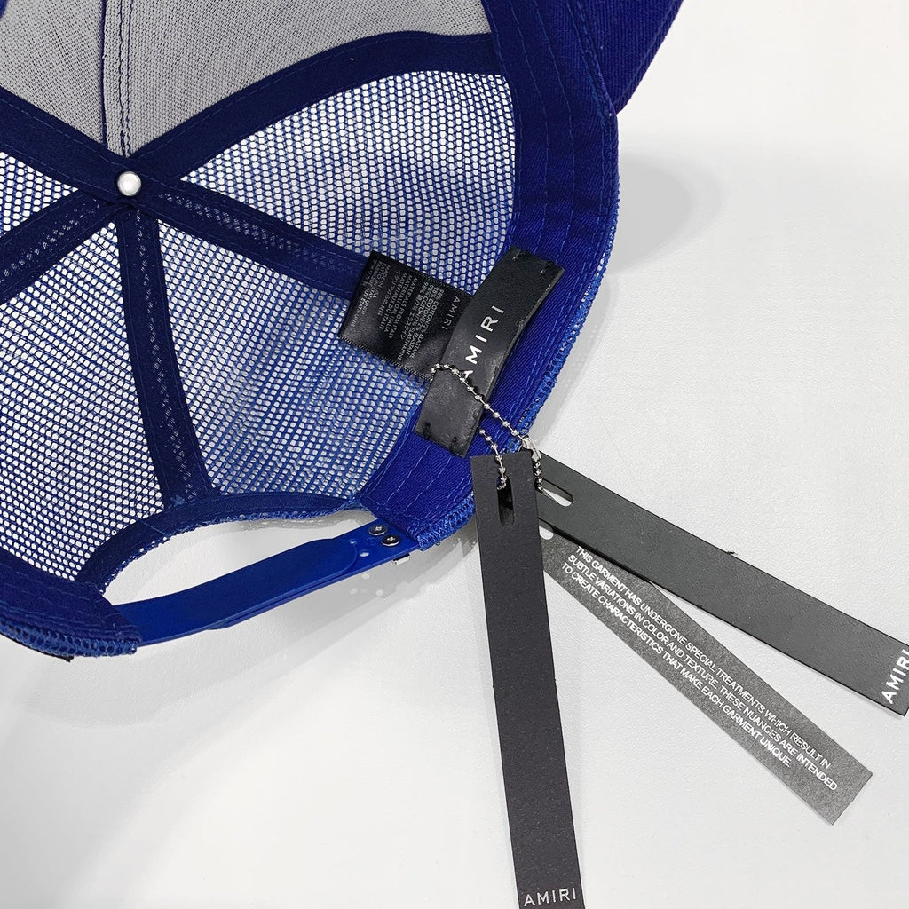 Amiri Luxus Designer Baseballkappe – Hochwertige Stickerei – Stilvolle Streetwear Mütze