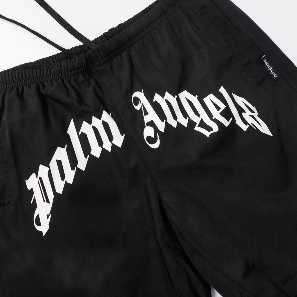 Palm Angels Schwarze Badeshorts für Herren – Stylisch, bequem und schnelltrocknend