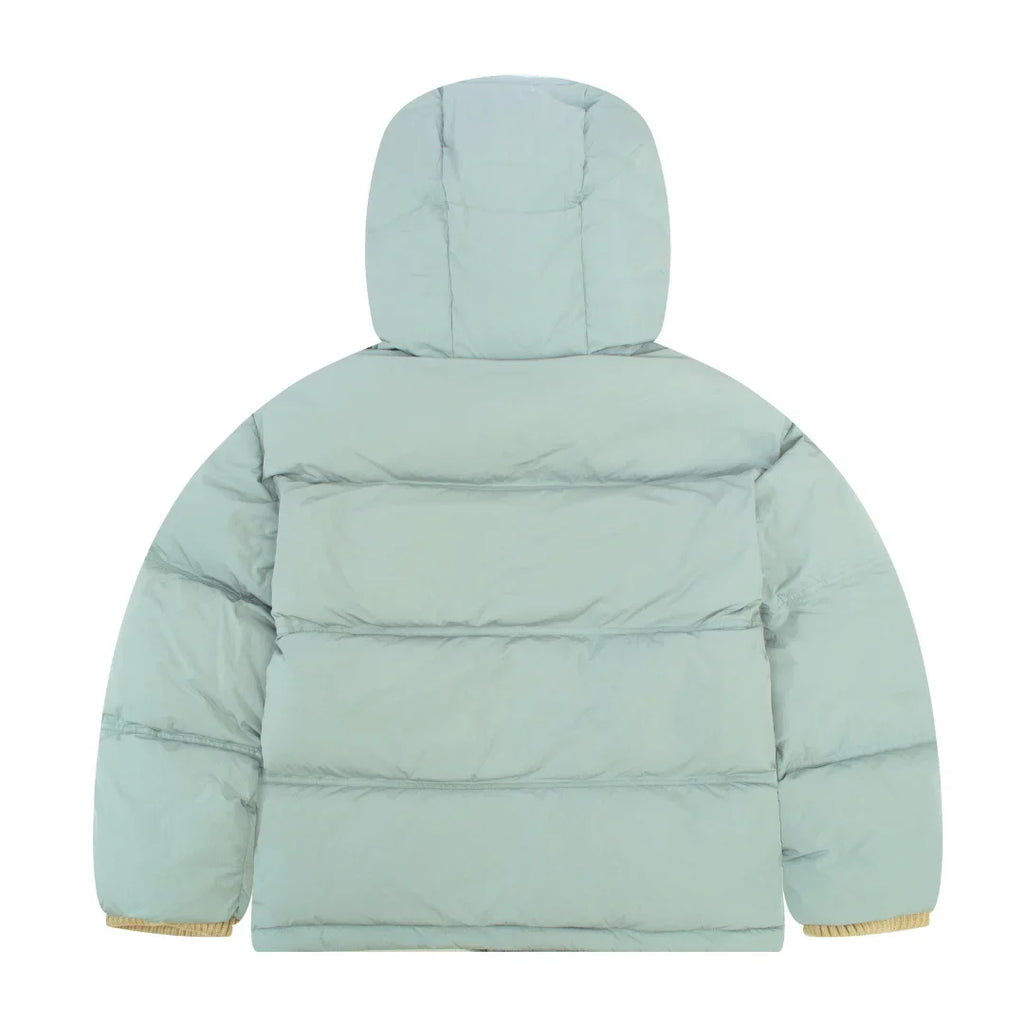 AMI Paris Blaue Pufferjacke: Stylisch, Warm, Hochwertig – Modernes Unisex-Design