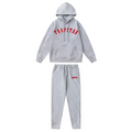 Trapstar Irongate Arch Chenille Rot-Grau Herren Jogginganzug – Stylisch & Bequem
