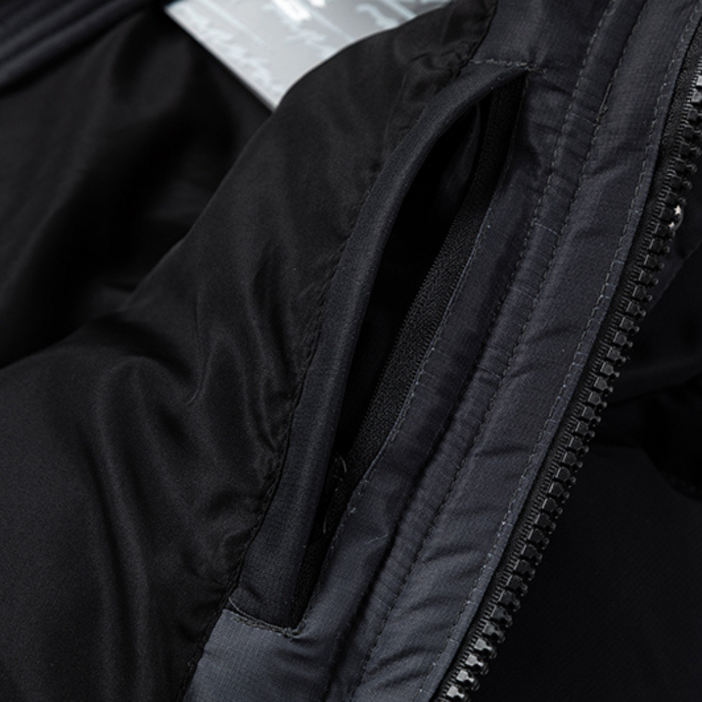 Trapstar Irongate Gradient Black Jacke – Stylische Herren Steppjacke mit Farbverlauf