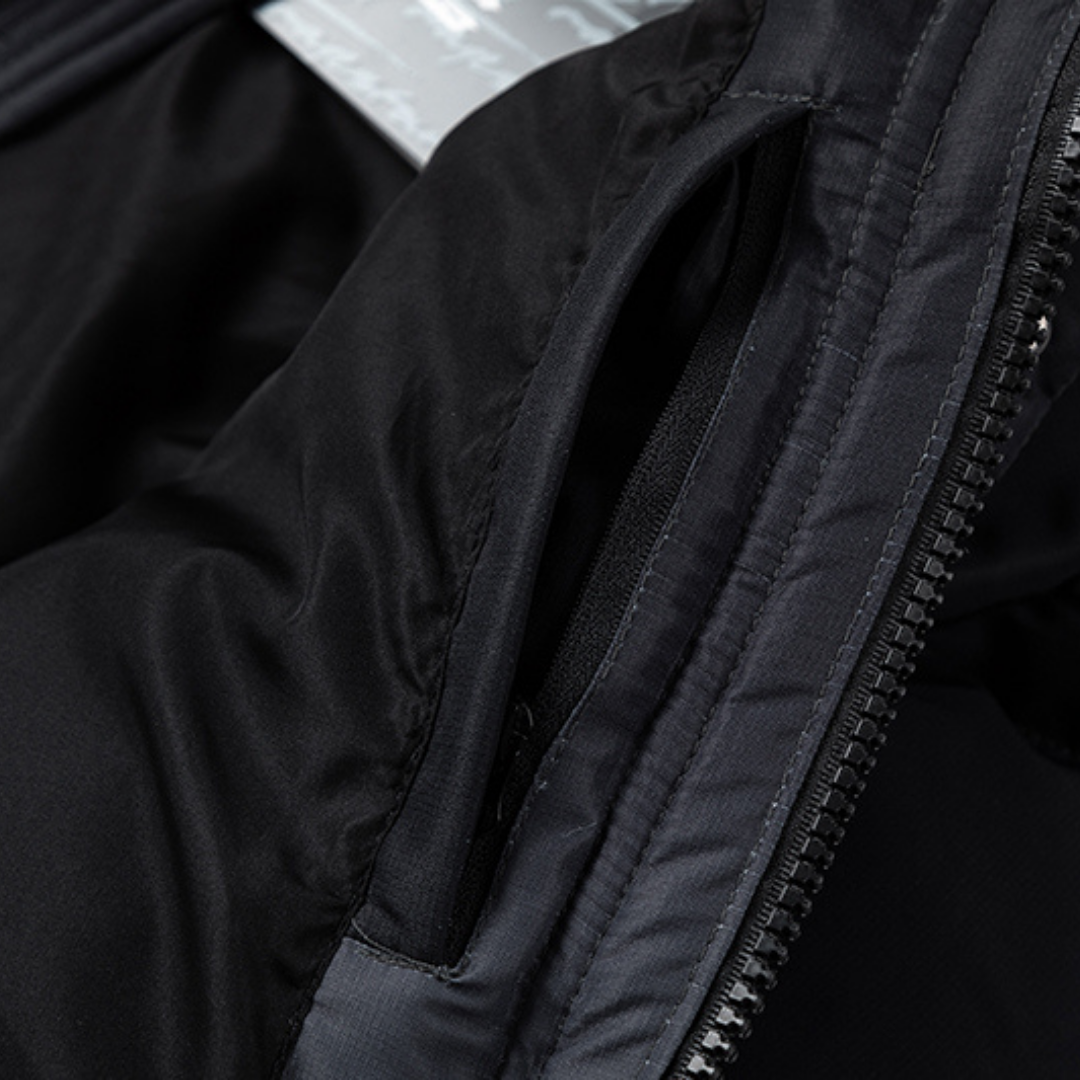 Trapstar Irongate Gradient Black Jacke – Stylische Herren Steppjacke mit Farbverlauf