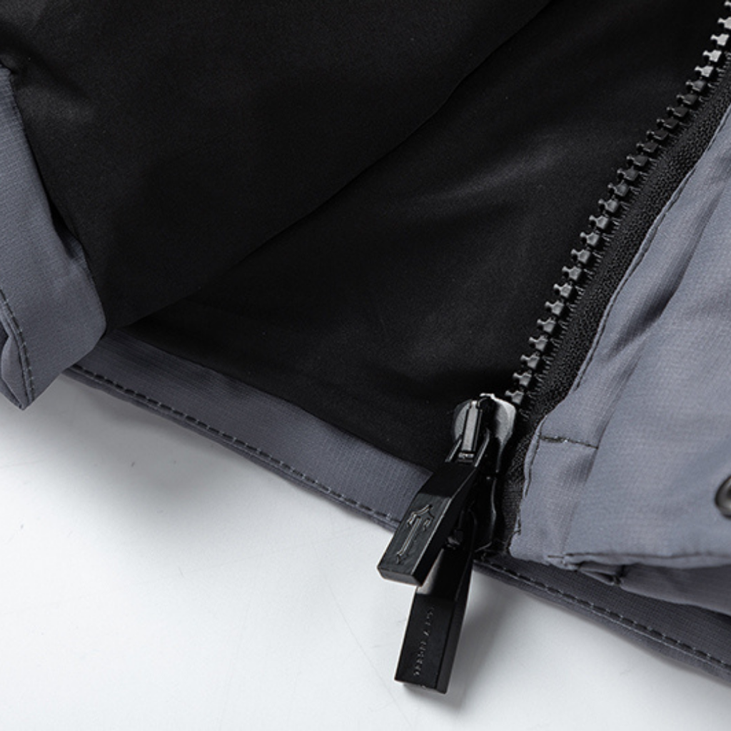 Trapstar Irongate Gradient Black Jacke – Stylische Herren Steppjacke mit Farbverlauf
