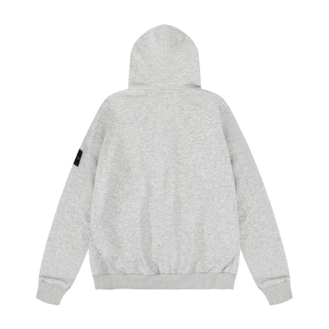 Stone Island Herren Kapuzenpullover: Innovativer Stoff, ikonischer Kompass-Patch, urbaner Style
