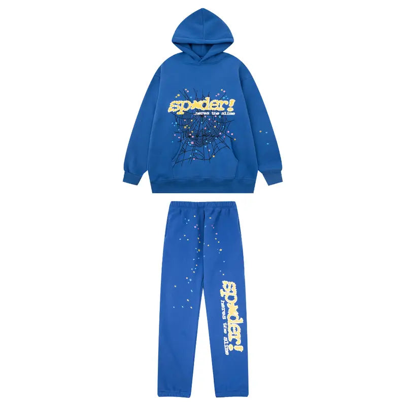 Hochwertiger SP5DER Trainingsanzug: Bequemer Streetwear-Stil für Herren und Damen