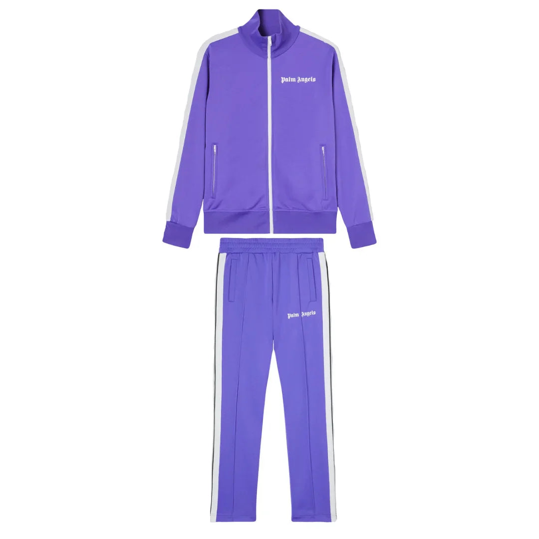 Palm Angels Lila Luxus Trainingsanzug - Stylisch, Sportlich, Komfortabel Designer Set