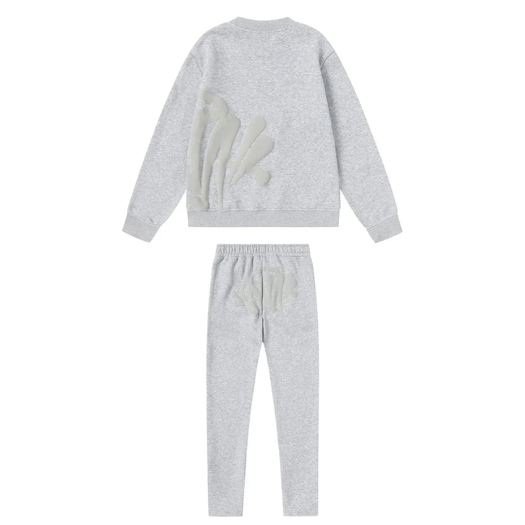 Syna World Monogramm Grau Trainingsanzug: Bequemer Streetwear-Stil für Herren