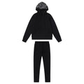 Syna World Logo Schwarz Trainingsanzug: Lässiger Urban Streetwear Komfort Set