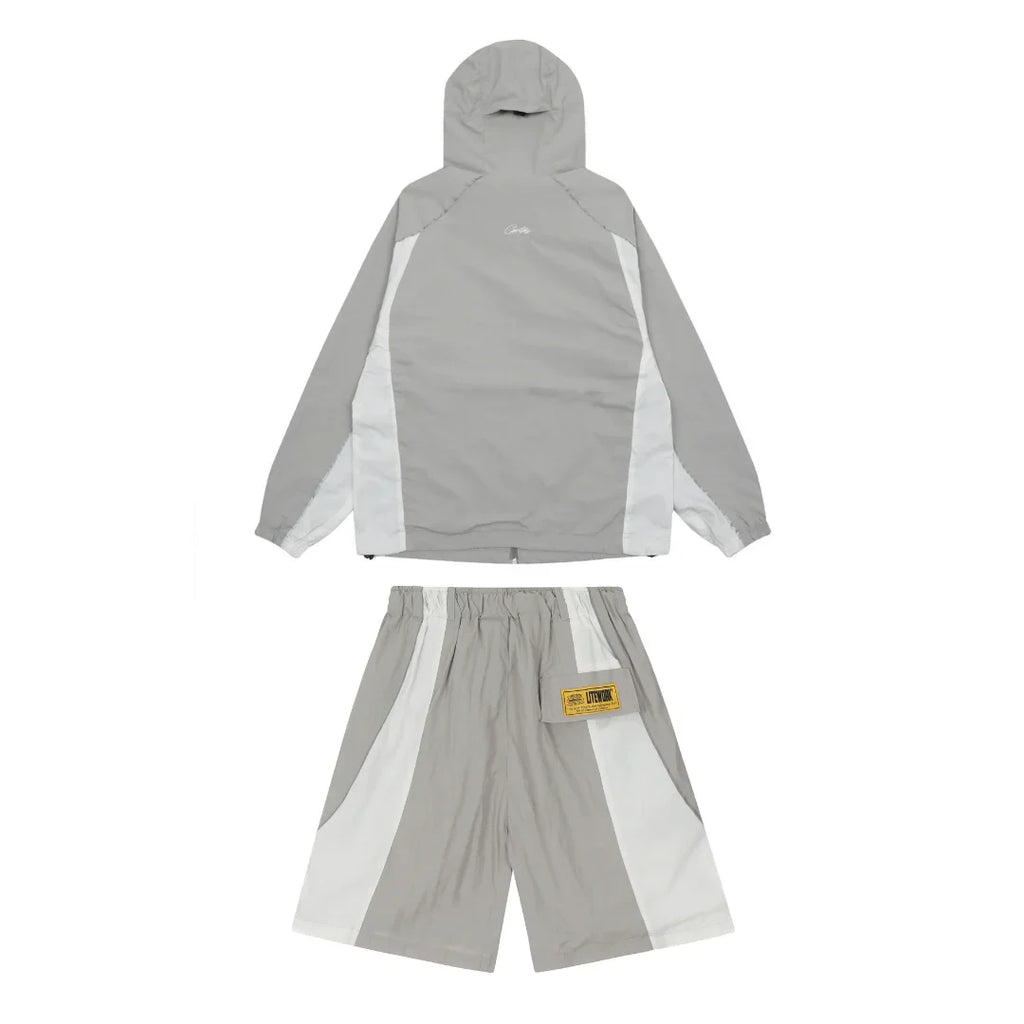 Corteiz Exklusives Graues Streetwear Set für Herren – Bequemer Style