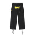Corteiz Alcatraz Gelbe Cargo Hose: Stylische Baggy Streetwear für Urbanen Look