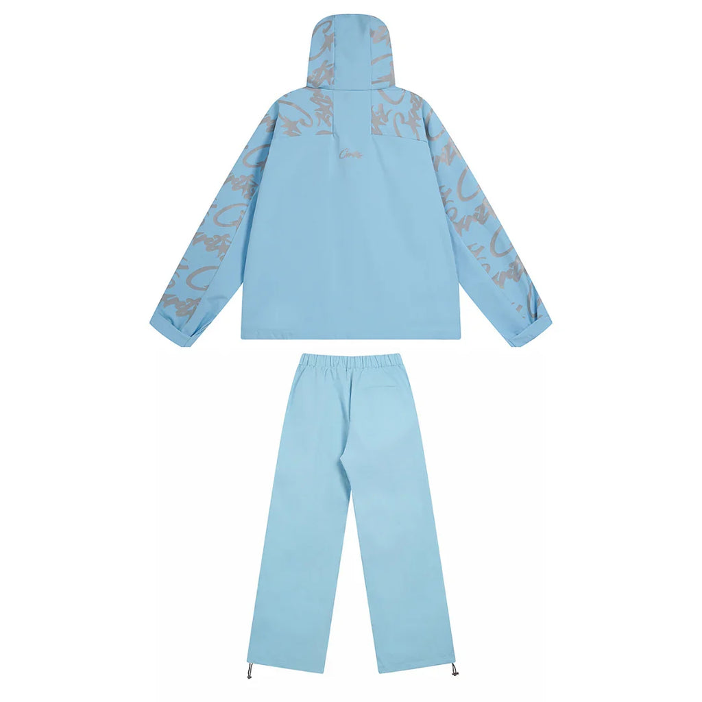 Corteiz Arktisblau Urban Streetwear Trainingsanzug – Bequem, Stylisch & Exklusiv