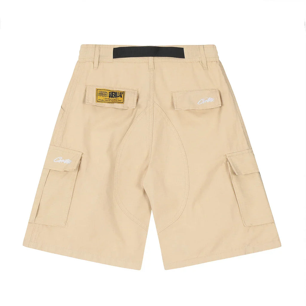 Corteiz Beige Cargo Shorts für Herren – Bequem, Robust & Modisch
