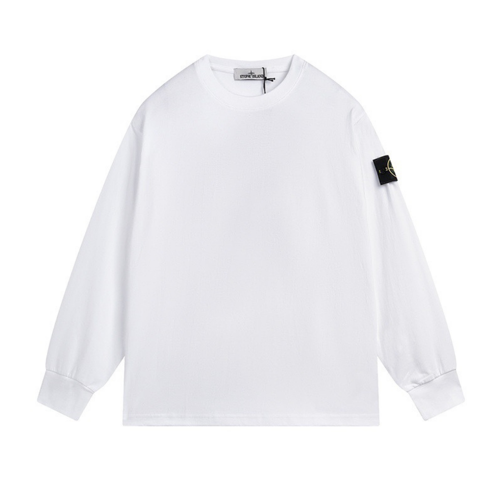 Stone Island Monogramm Hoodie – Luxuriöser Urbaner Herren Kapuzenpullover mit Kompass-Patch