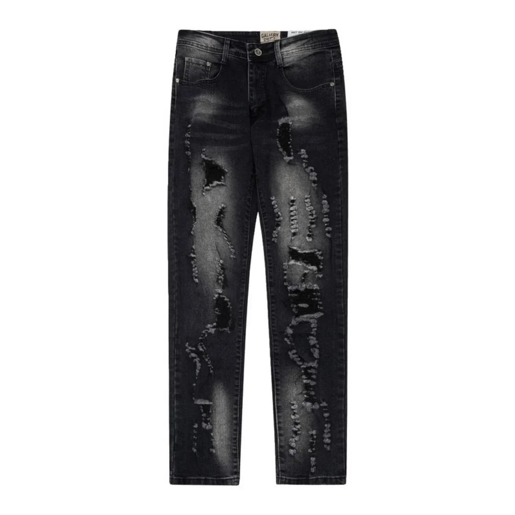 Gallery Dept. Bemalte Jeans: Einzigartiger Streetwear Denim mit Künstlerischen Details
