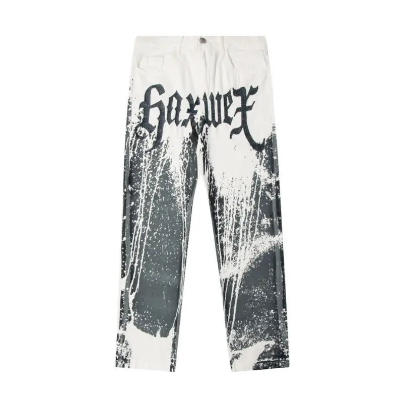 Gallery Dept. Handbemalte Denim Jeans – Einzigartiger Streetwear-Look für Ihn