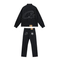 Corteiz Schwarzes Denim Set: Stilvoller Streetwear-Look für Ihn und Sie