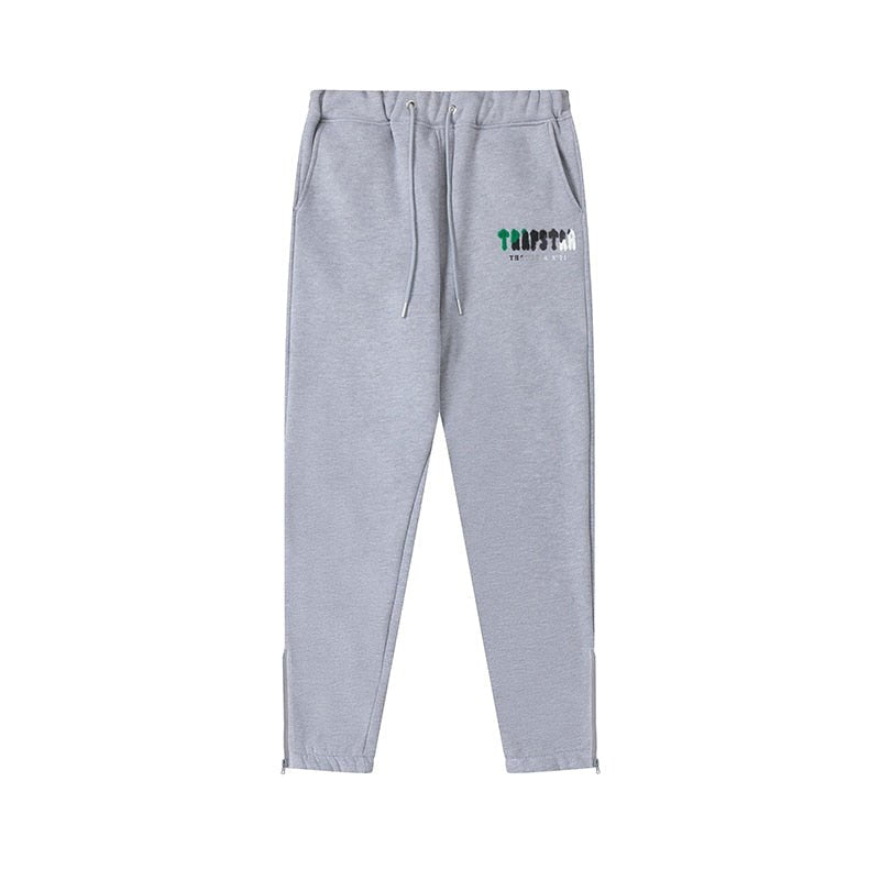 Stylischer Trapstar Decoded Grauer Trainingsanzug für Herren – Bequem, Modern und Vielseitig