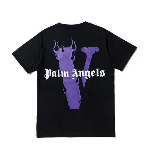 Exklusives Vlone Palm Angels Luxus Urban T-Shirt – Stilvolles Designer-Shirt für Herren