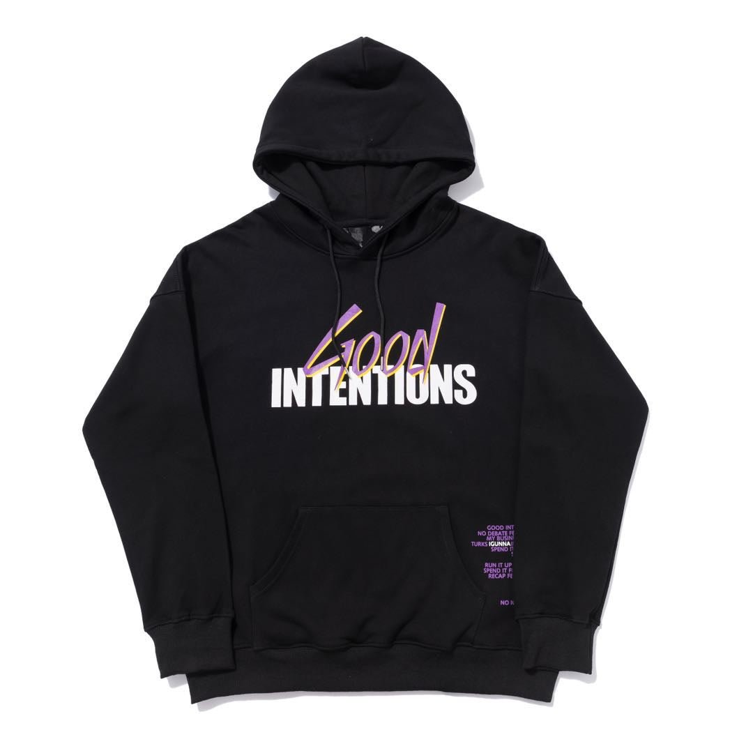 V-LONE 'Good Intentions' Hoodie: Urbaner Style, Statement-Print, Premium-Komfort für Individualisten