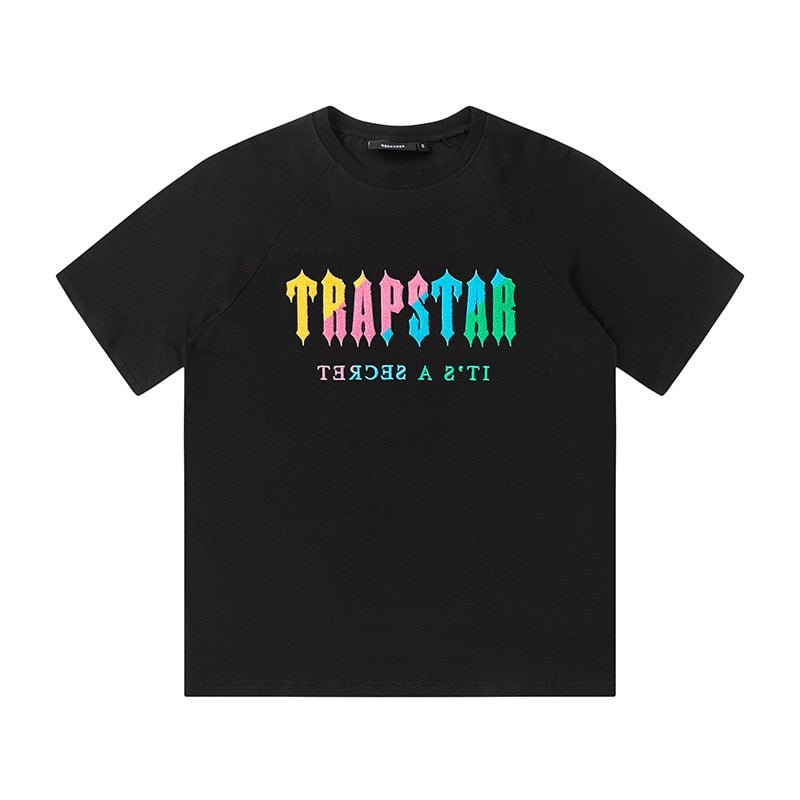 Trapstar Decoded Chenille Kurzset Schwarz Gelb – Lässig & Stylisch