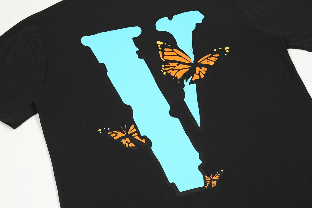 Exklusives V-LONE Schmetterling T-Shirt – Statement Streetwear Baumwoll-Shirt für Individualisten