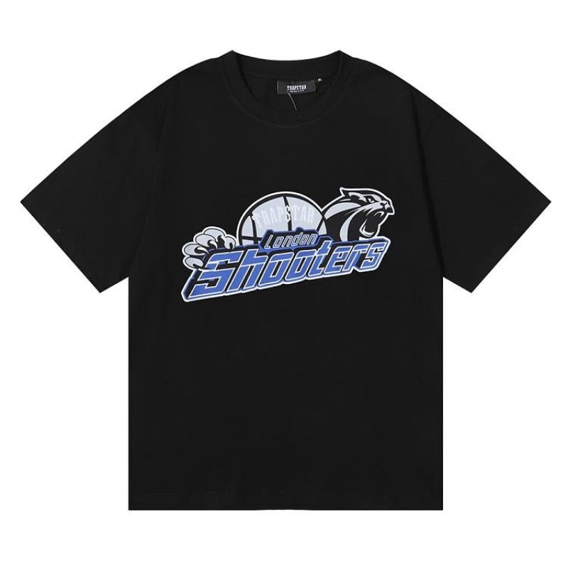 Trapstar Shooters Schwarz T-Shirt Herren – Exklusives London Streetwear Design