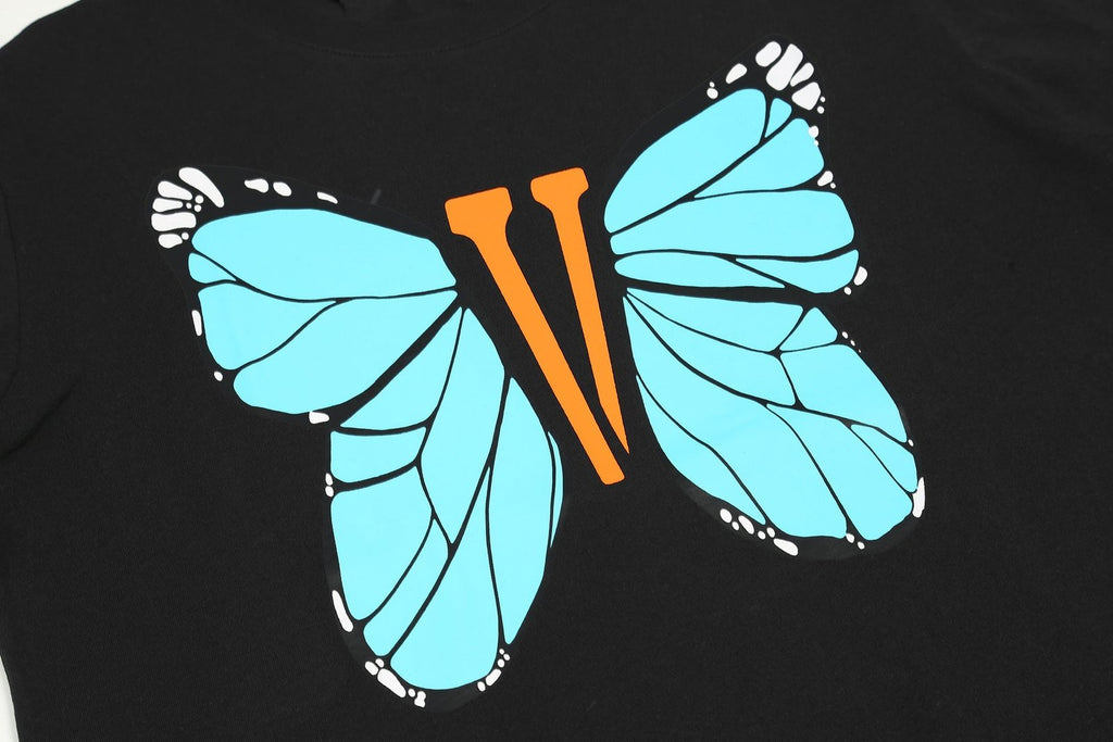 Exklusives V-LONE Schmetterling T-Shirt – Statement Streetwear Baumwoll-Shirt für Individualisten