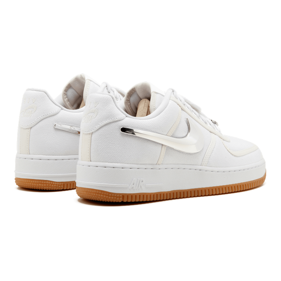 Nike Air Force 1 Low Travis Scott White Canvas Sneaker Limitierte Edition