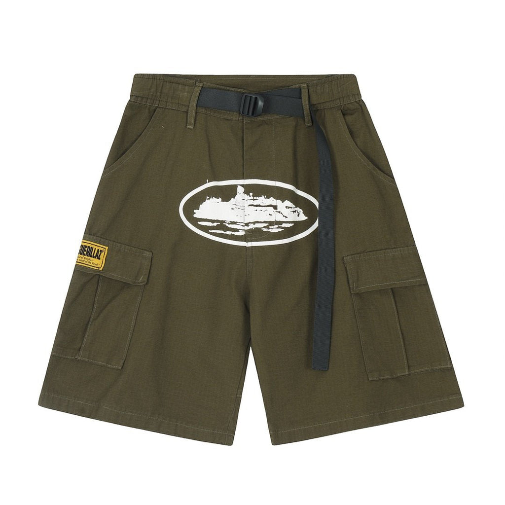 Corteiz Grüne Cargo Shorts: Stylish, Bequem & Funktionell für Streetwear-Looks