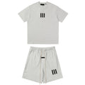 Essentials Grauer Trainingsanzug – Bequemes, Stilvolles Streetwear Jogger Set