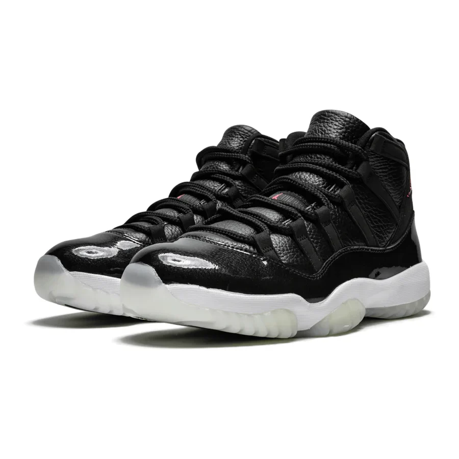 Air Jordan 11 Retro '72-10' Luxus-Sneaker: Legendärer Basketballschuh Schwarz Rot
