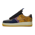 Einzigartiger Nike Air Force 1 Low Travis Scott Cactus Jack Patchwork Streetwear Sneaker