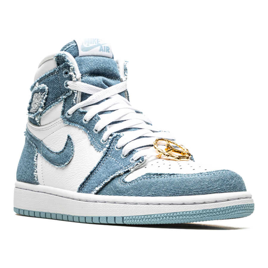 Air Jordan 1 High OG WMNS Denim Sneaker: Exklusiver Damen Vintage Look