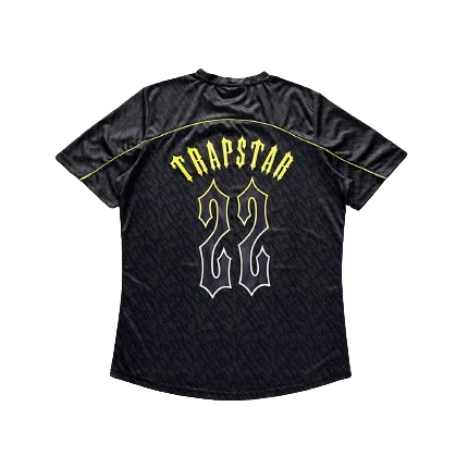 Trapstar Gradient Schwarzes Streetwear T-Shirt - Urbanes Mode-Oberteil für Herren