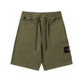 Stone Island Monochromatische Shorts: Stylische Herren-Kurzhose für Sommer & Freizeit