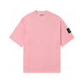 Stone Island Monochromatisches Herren T-Shirt – Premium Baumwolle – Komfort & Stil