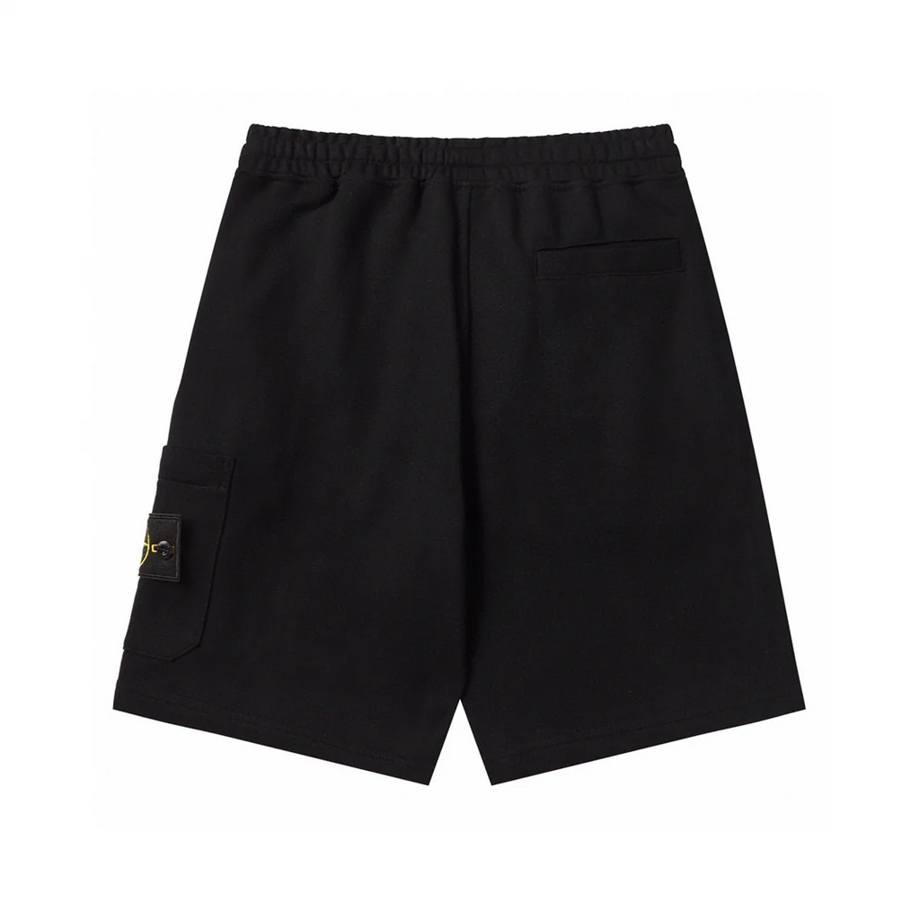 Stone Island Monochromatische Herren Shorts – Stilvoll, Bequem für Sommer & Freizeit