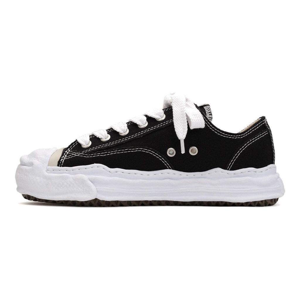 Maison MIHARA YASUHIRO HANK OG Sohle Canvas Low-Top Sneaker Schwarz Unisex