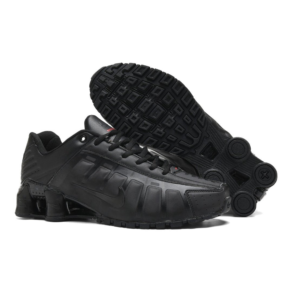 Nike Shox NZ Leven Herren Laufschuh: Reaktionsschnelle 4-Säulen Dämpfung für optimalen Komfort