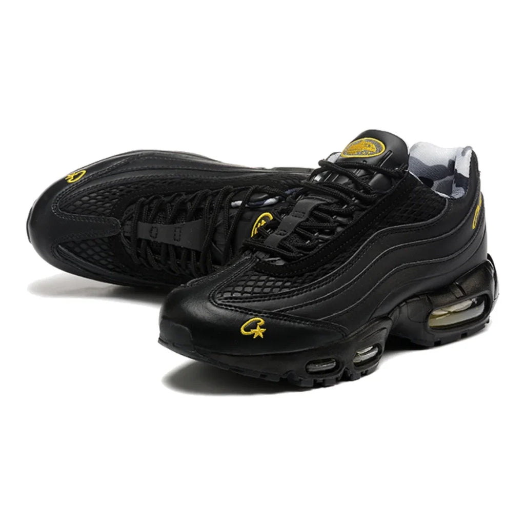 Nike Air Max 95 Corteiz Schwarz Gelb Sneaker – Ikonischer Style & Max Air Komfort