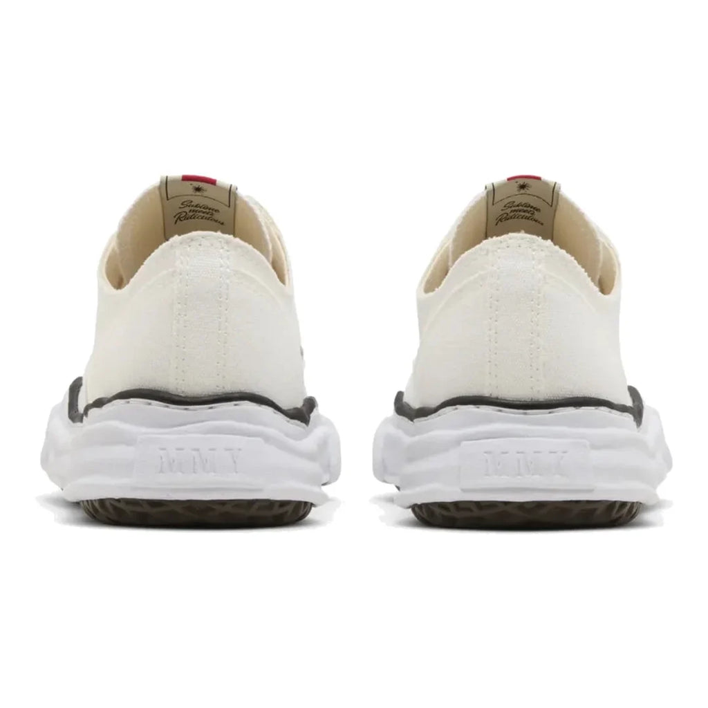 Maison Mihara Yasuhiro Peterson OG Sohle Canvas Sneaker Weiß – Stilvoller Low-Top Herrenschuh