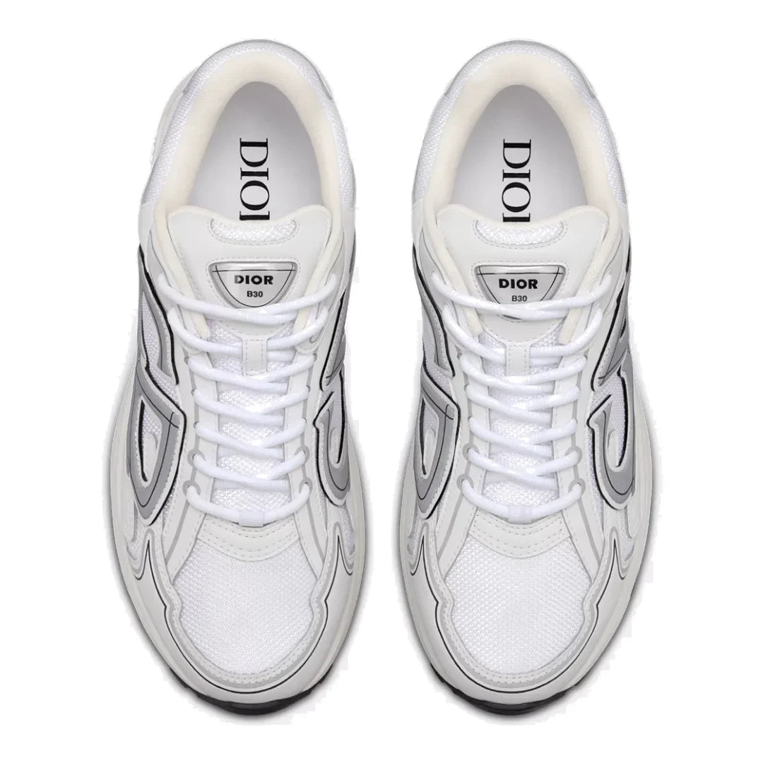 Eleganter Dior B30 Weiß Mesh Sneaker: Modern, Sportlich, Komfortabel, Stylisch