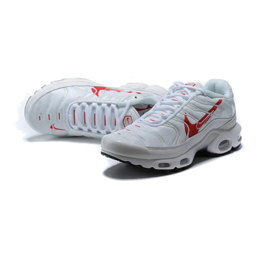 Nike TN Plus Tuned Air Komfort Herren Lifestyle Sneaker Schwarz Weiß