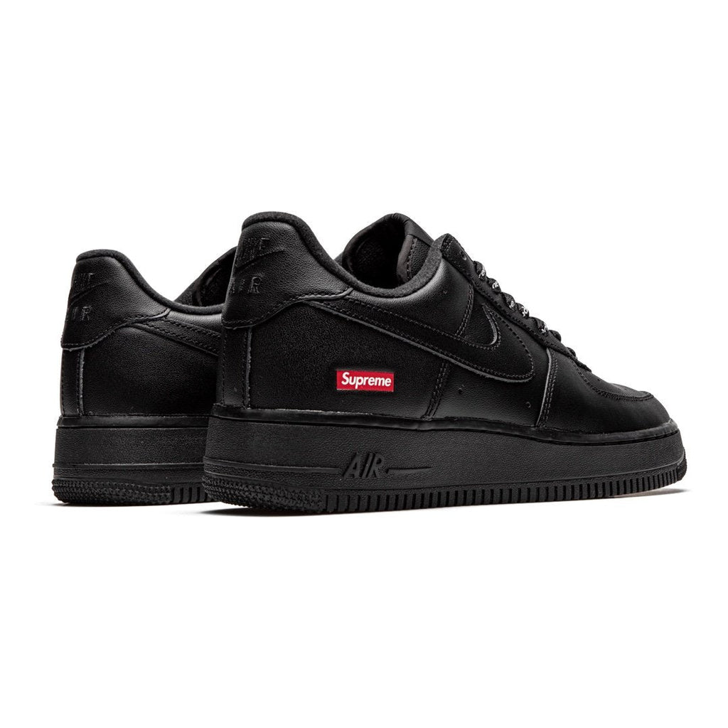 Nike Air Force 1 Low Supreme Mini Box Logo Schwarz Edler Sneaker