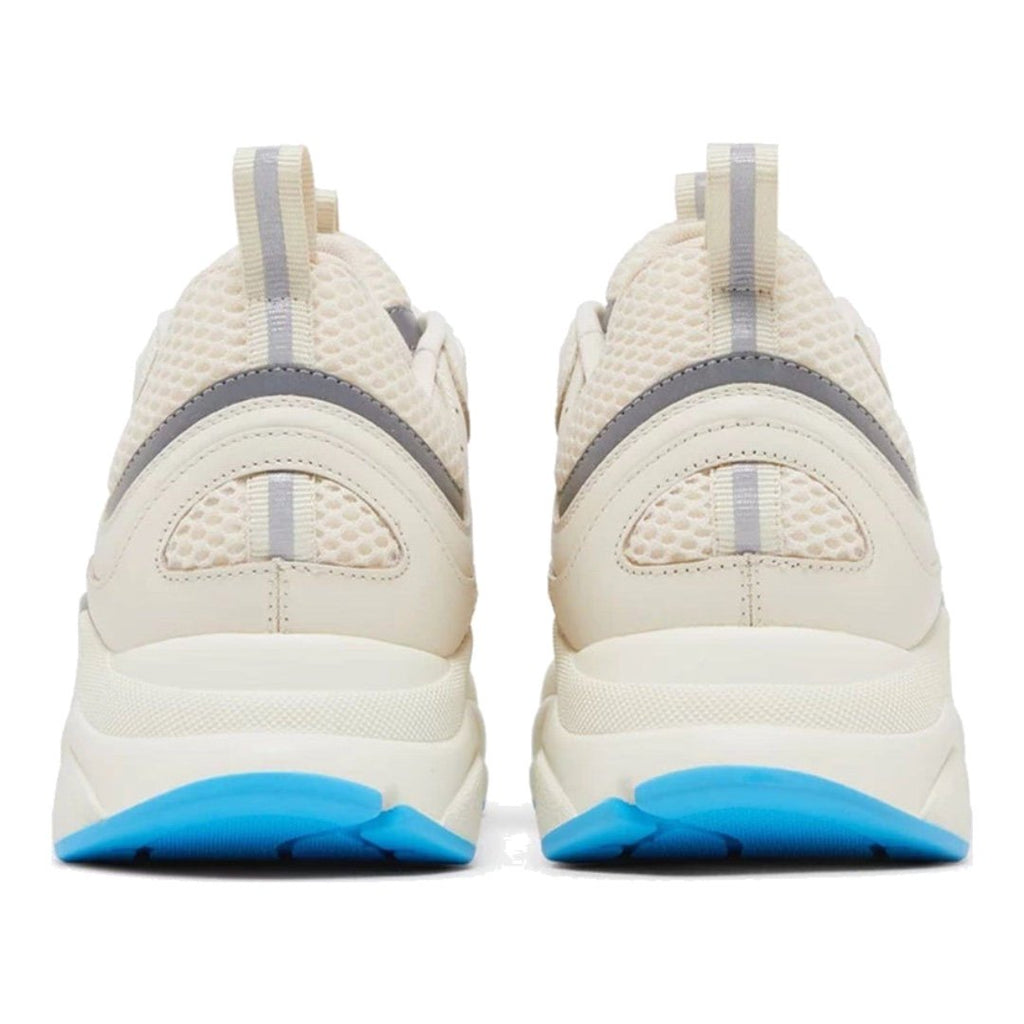 Dior B22 Creme Hellblau Luxus-Sneaker: Atmungsaktives Mesh, Leder & Retro-Design